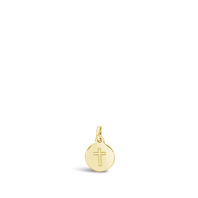Cross Disc Necklace