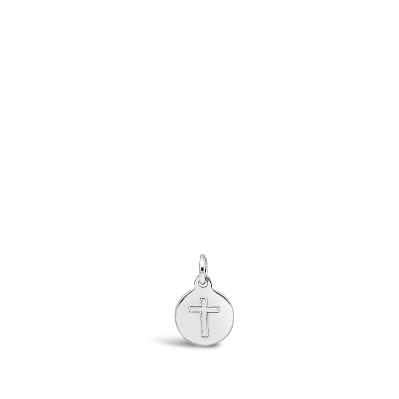 Cross Disc Necklace