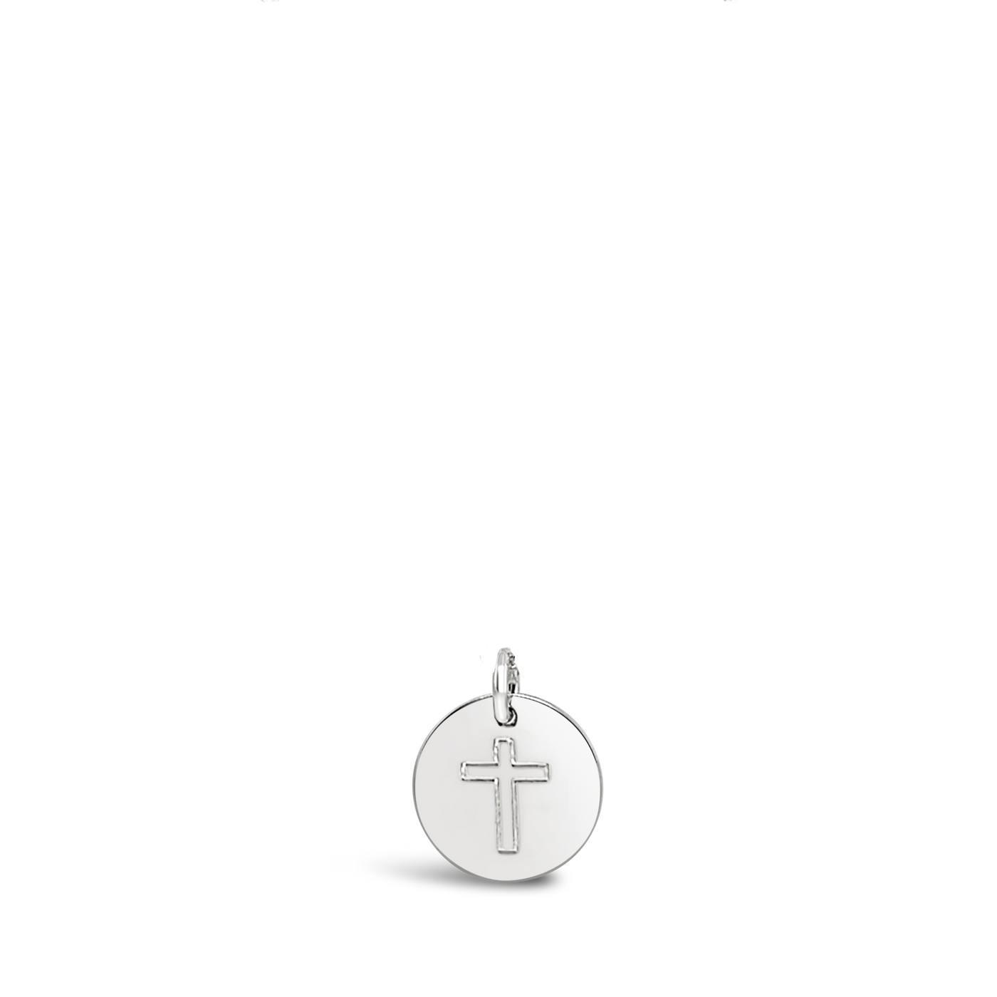 Cross Disc Necklace