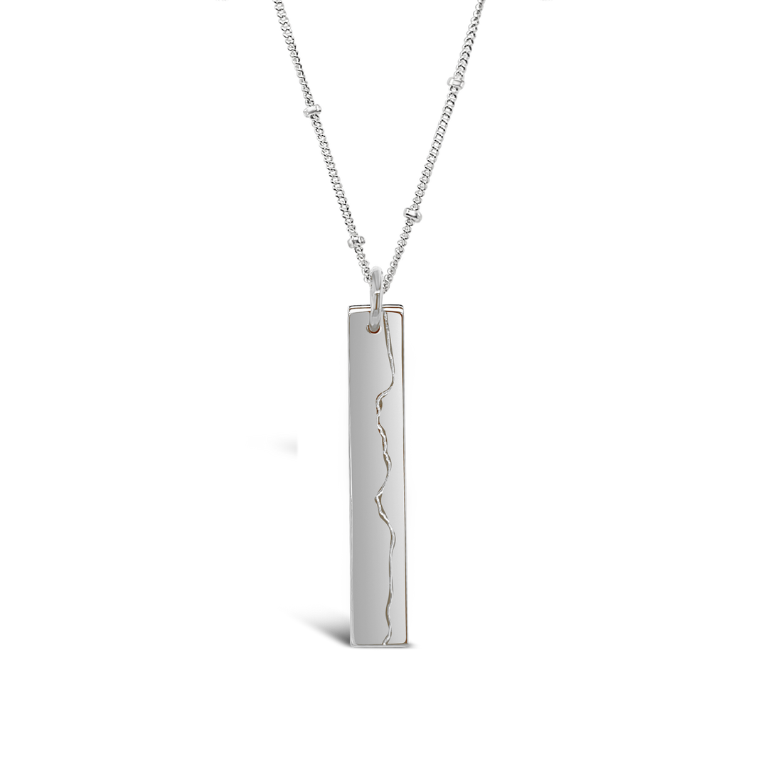 Custom Elevation Rectangle Necklace