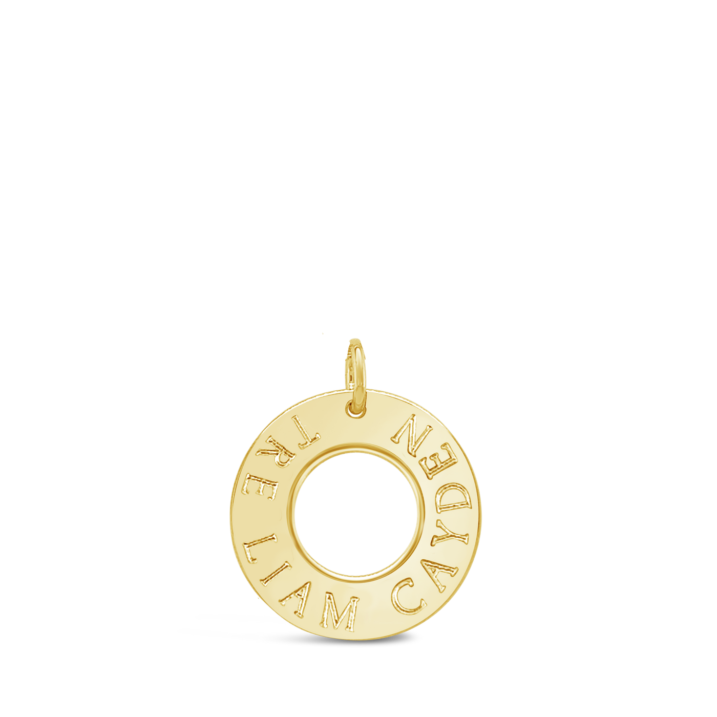 Family Names Washer Necklace