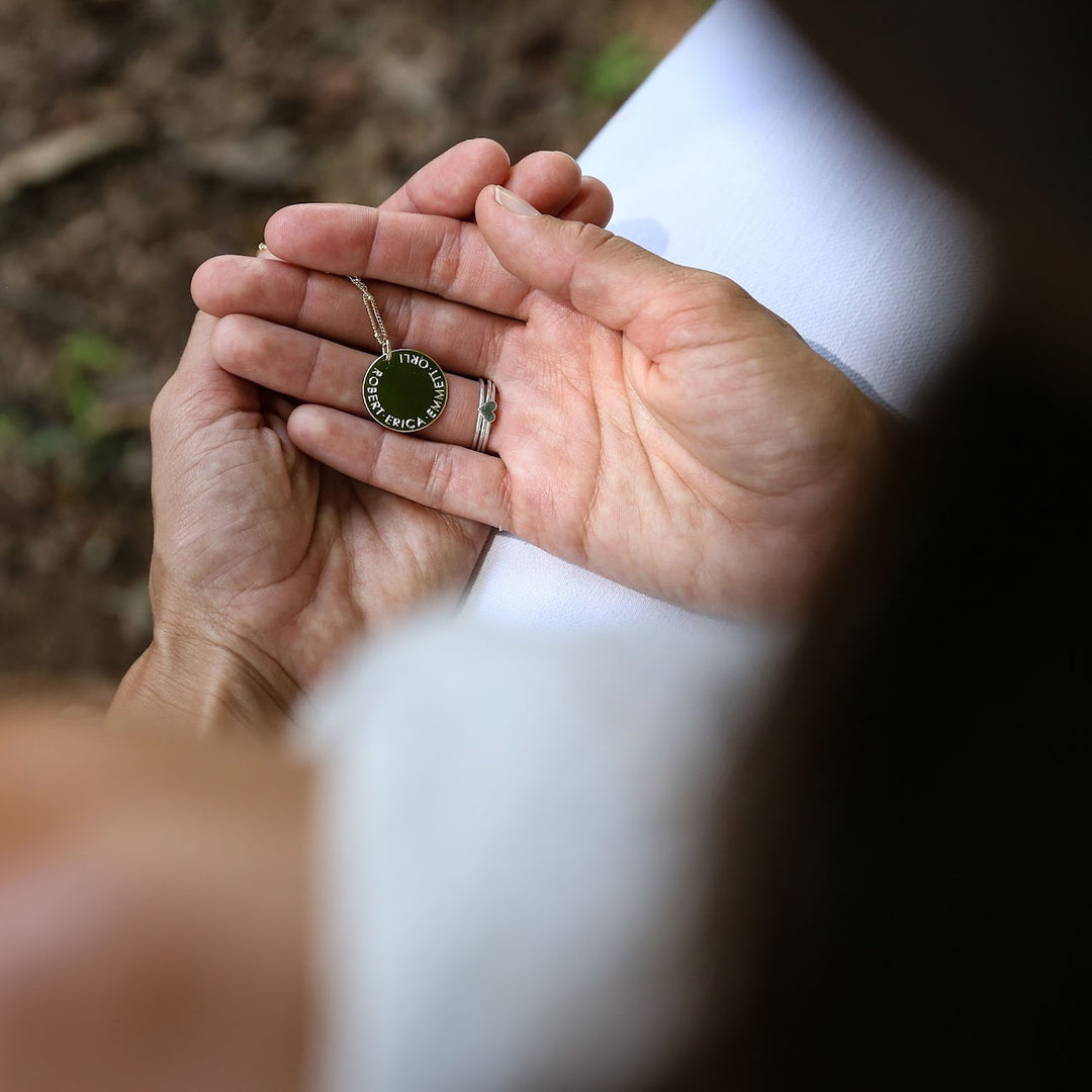 Family Names Disc Necklace