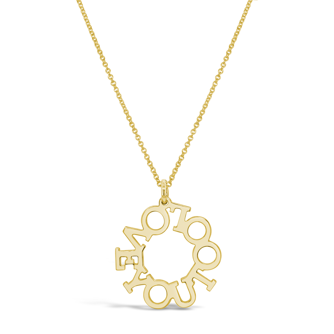Halo Personalized Necklace