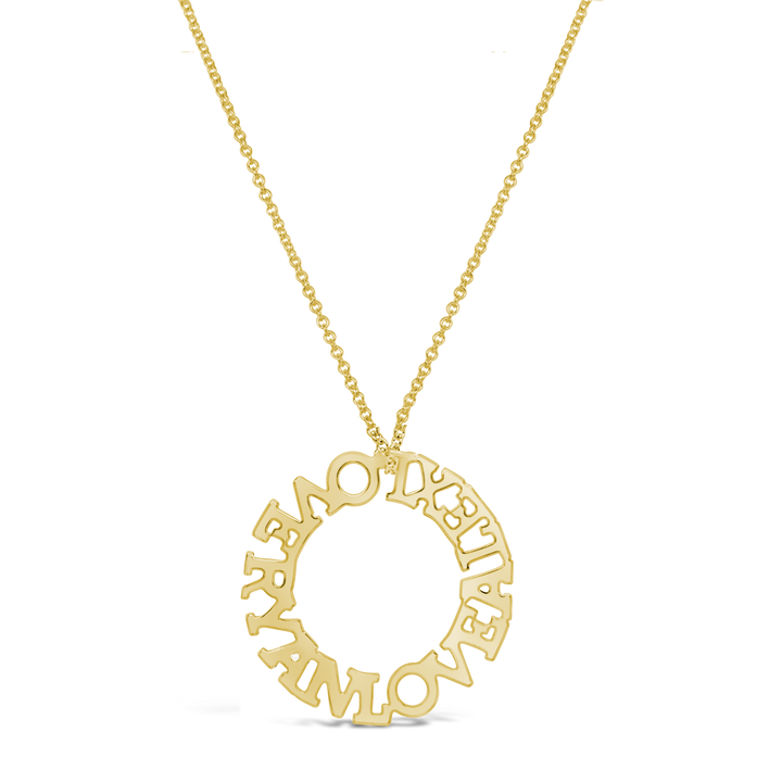 Halo Personalized Necklace