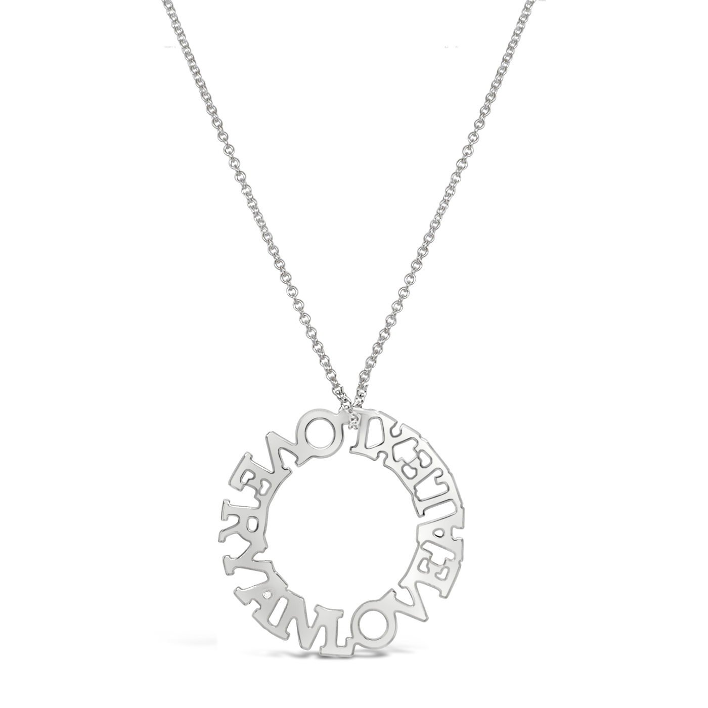 Halo Personalized Necklace