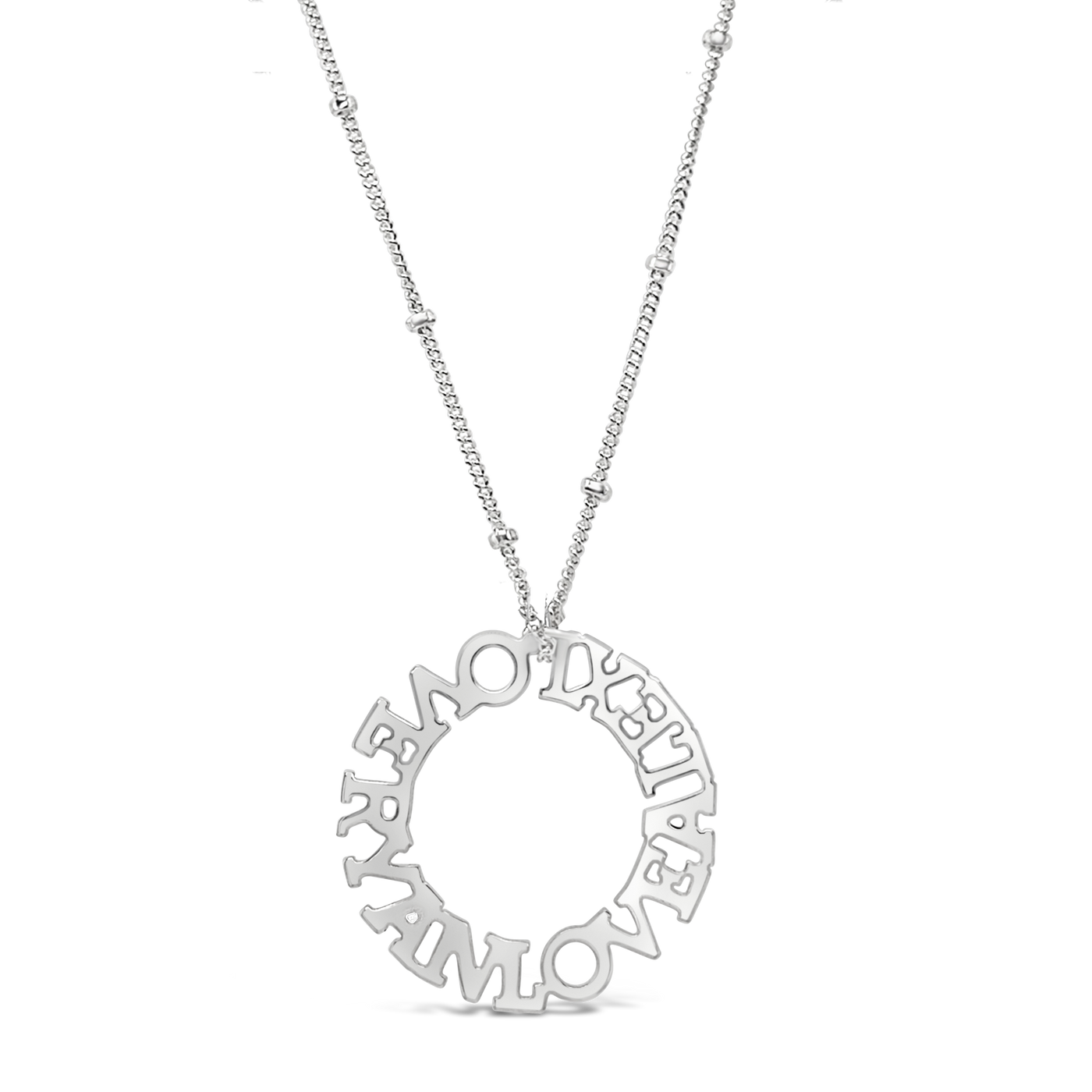 Halo Personalized Necklace
