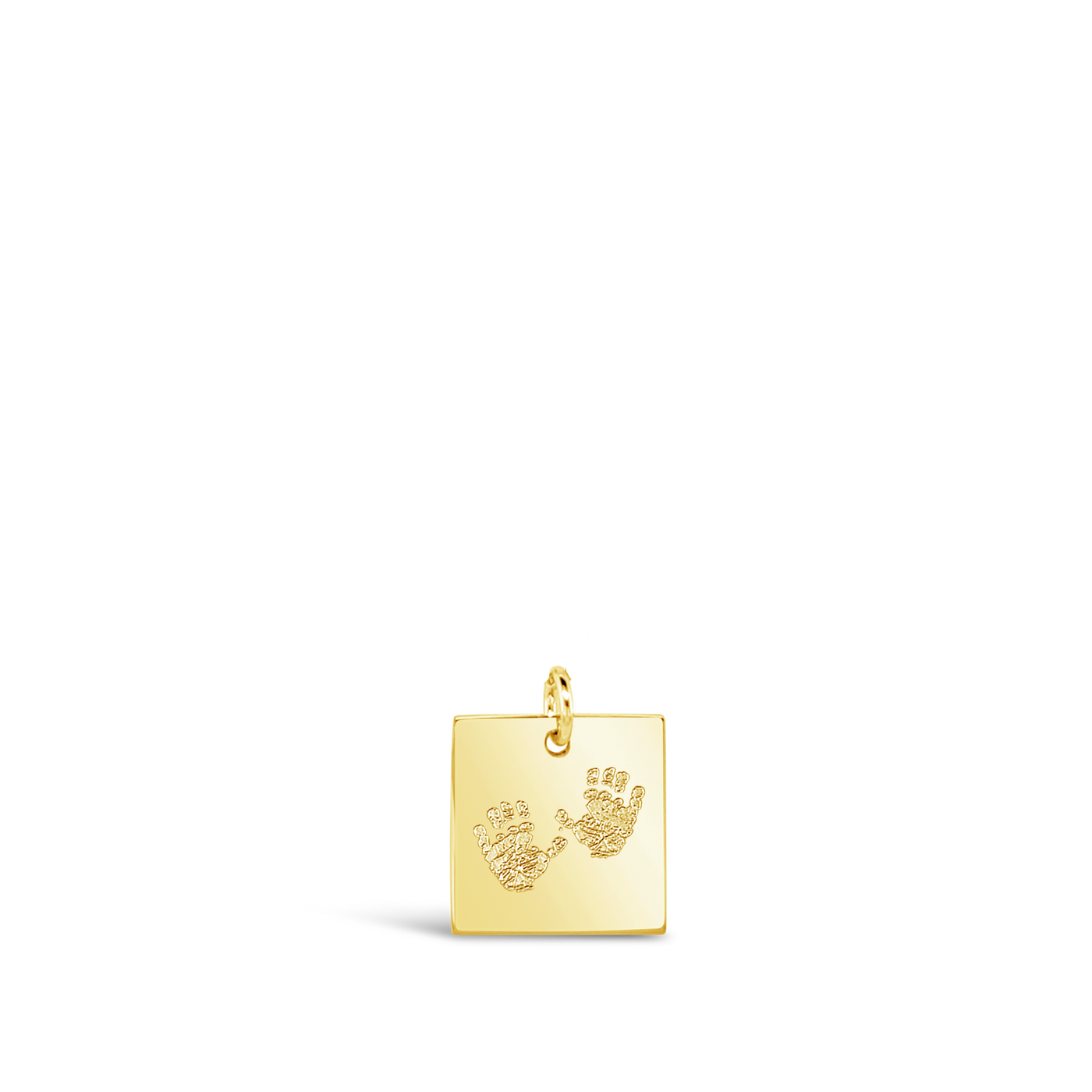 Custom Handprint Square Necklace