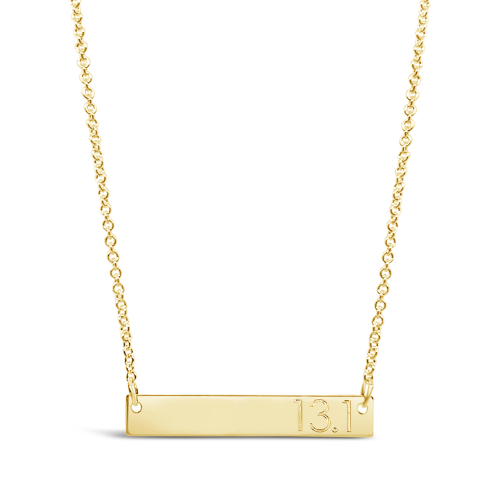 13.1 Horizontal Bar Necklace