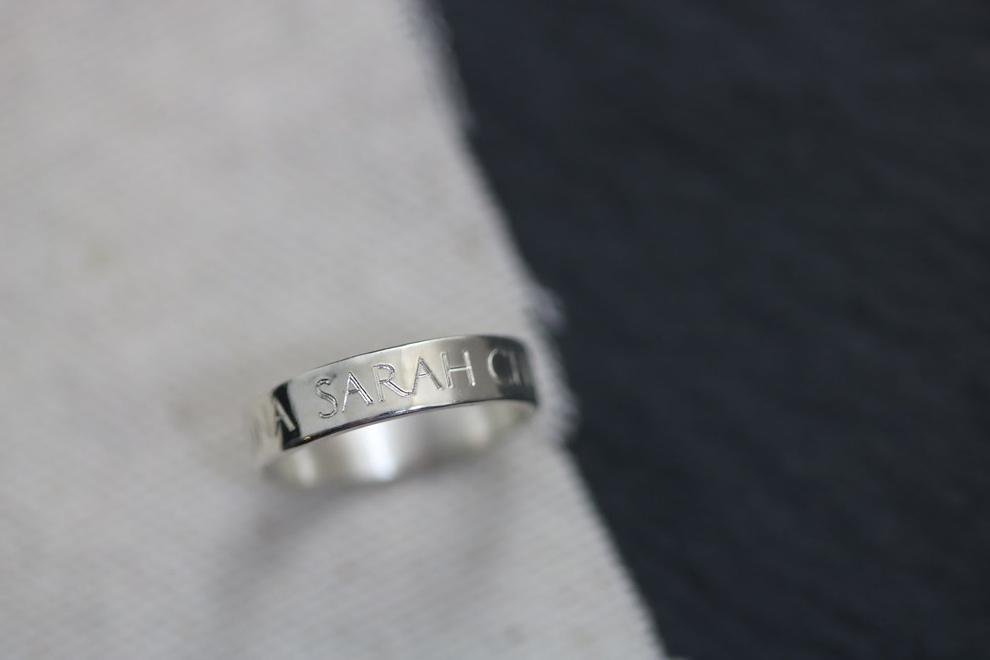 Name Engraved Ring