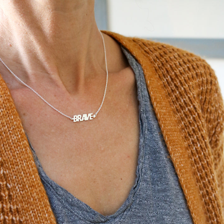 BRAVE Horizontal Necklace