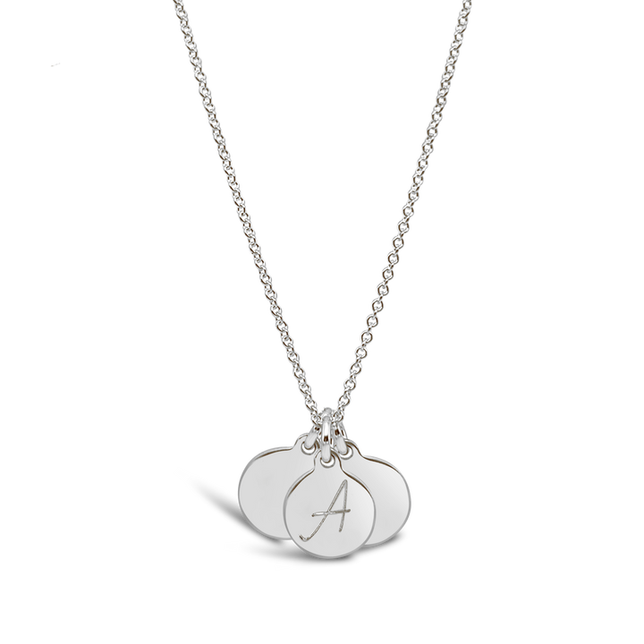 Initial Disc Necklace (3 Discs)