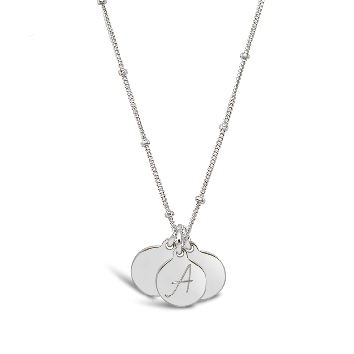 Initial Disc Necklace (3 Discs)