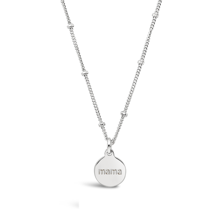 Mantra Disc Necklace