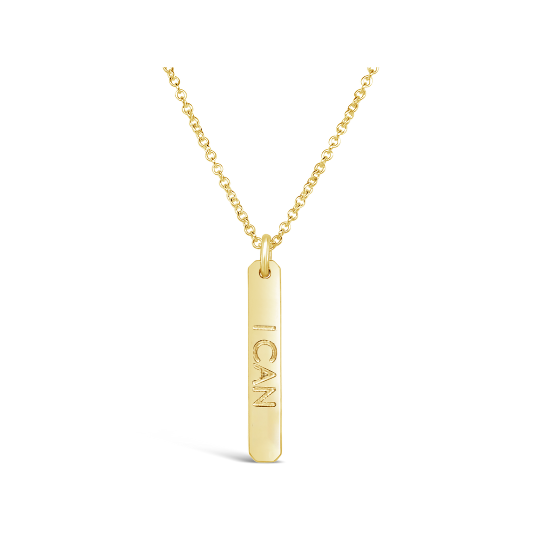 Mantra Petite Rectangle Necklace