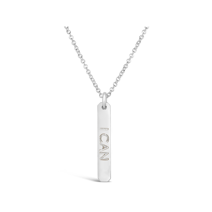 Mantra Petite Rectangle Necklace