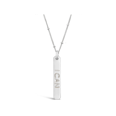 Mantra Petite Rectangle Necklace