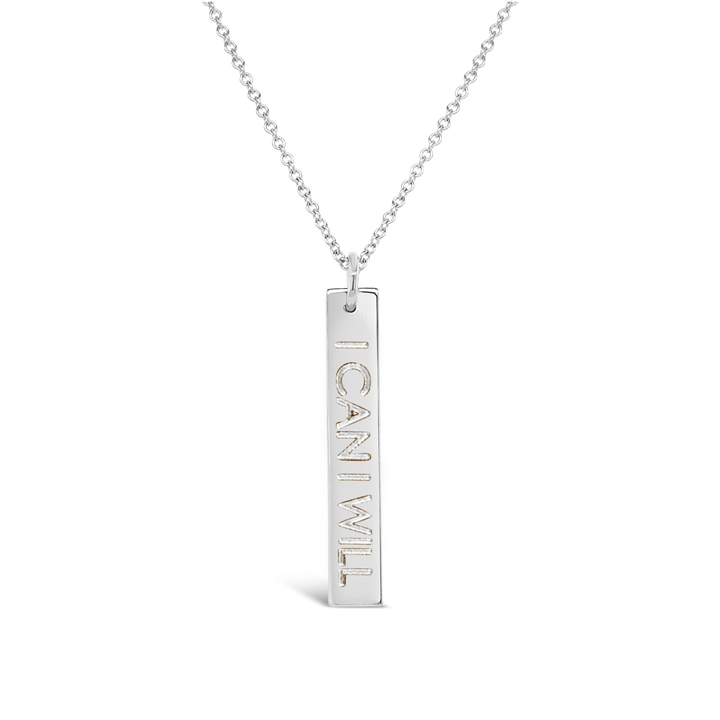 Mantra Rectangle Necklace