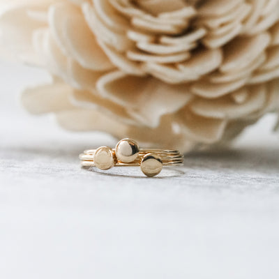 Micro Engraved Stackable Ring