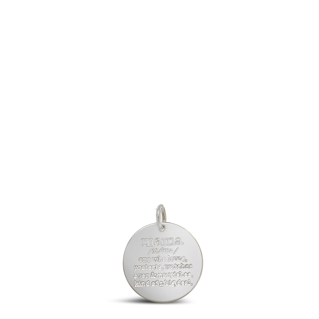 Mama Defined Disc Necklace