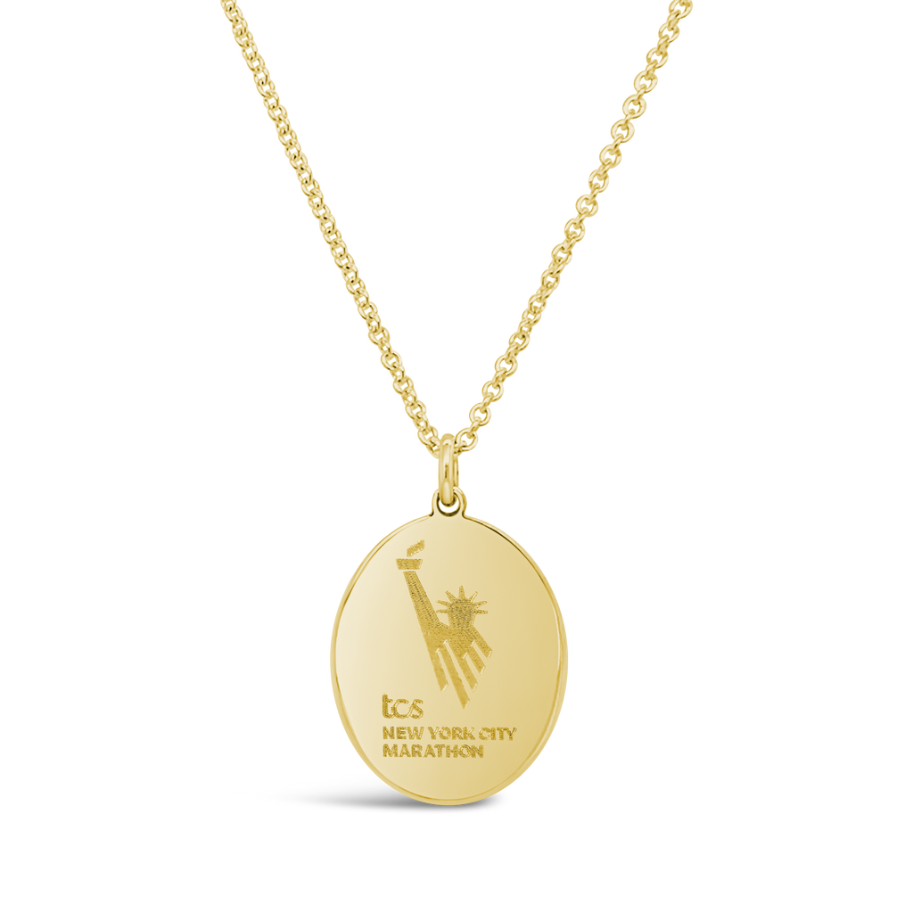 TCS New York City Marathon Token Necklace