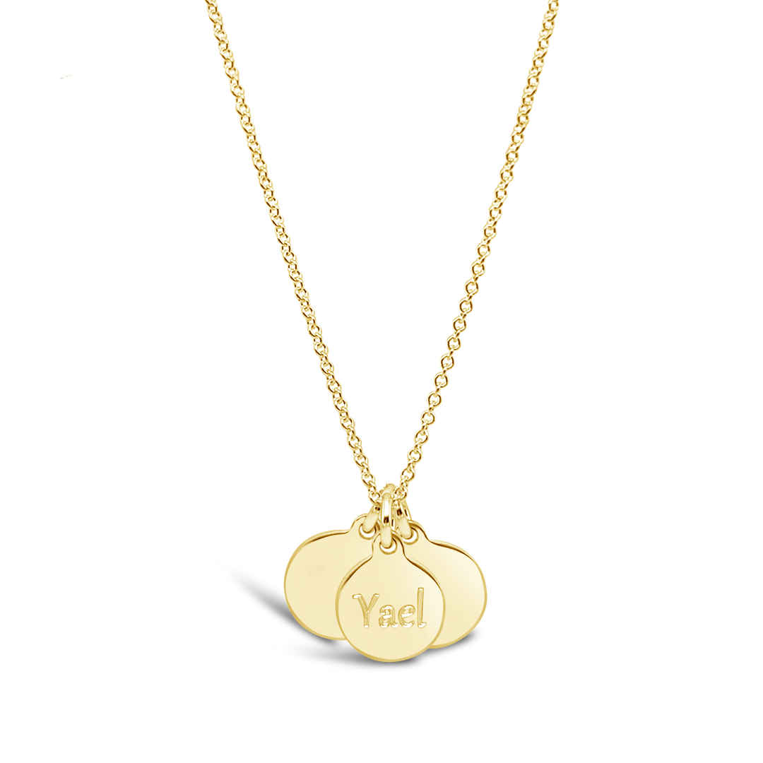 Name Disc Necklace (3 Discs)