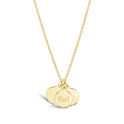 Name Disc Necklace (3 Discs)
