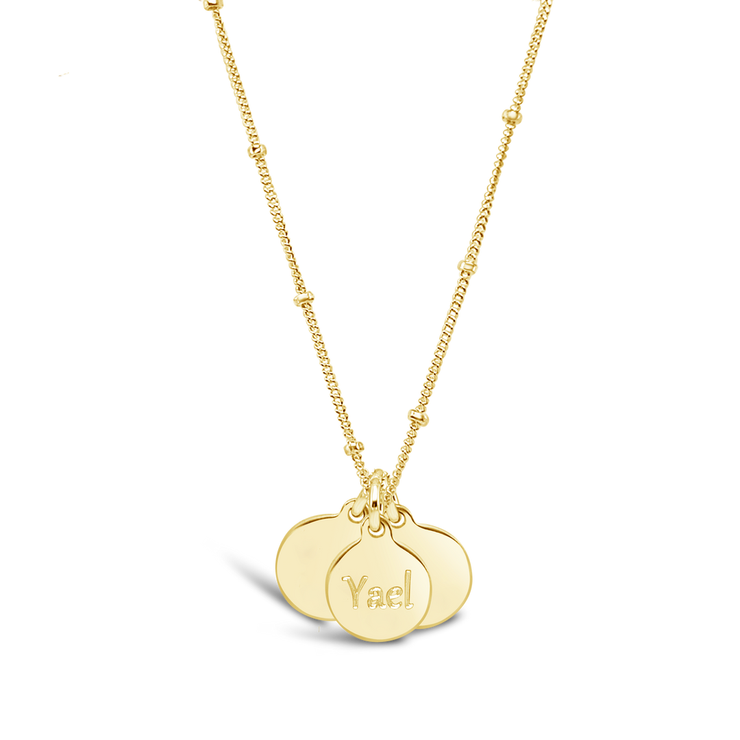 Name Disc Necklace (3 Discs)