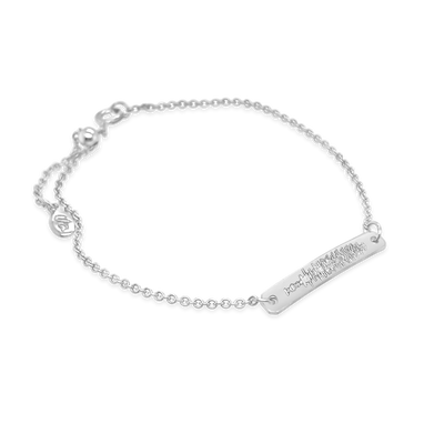 Sound Wave Petite Bar Bracelet