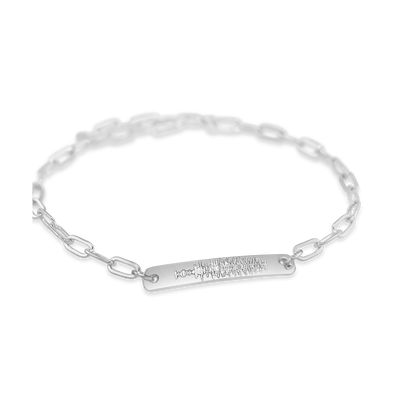 Sound Wave Petite Bar Bracelet
