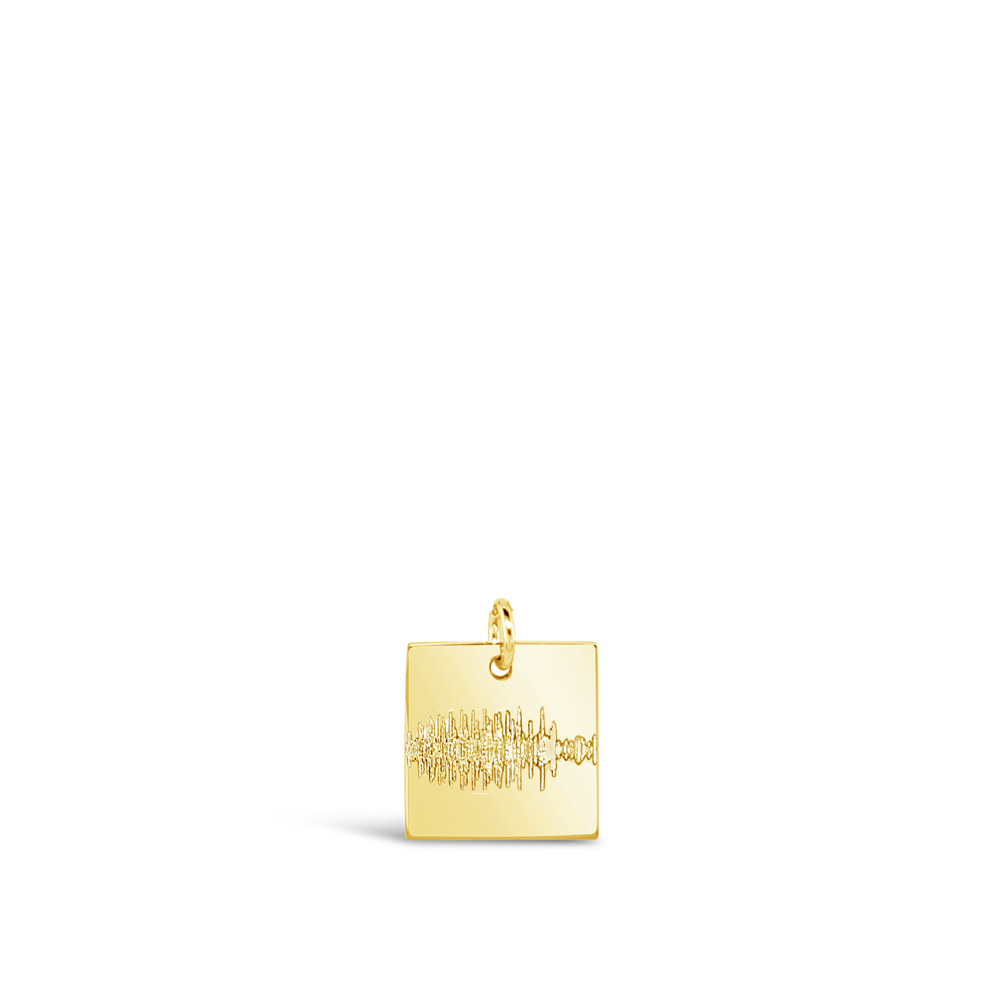 Sound Wave Square Necklace