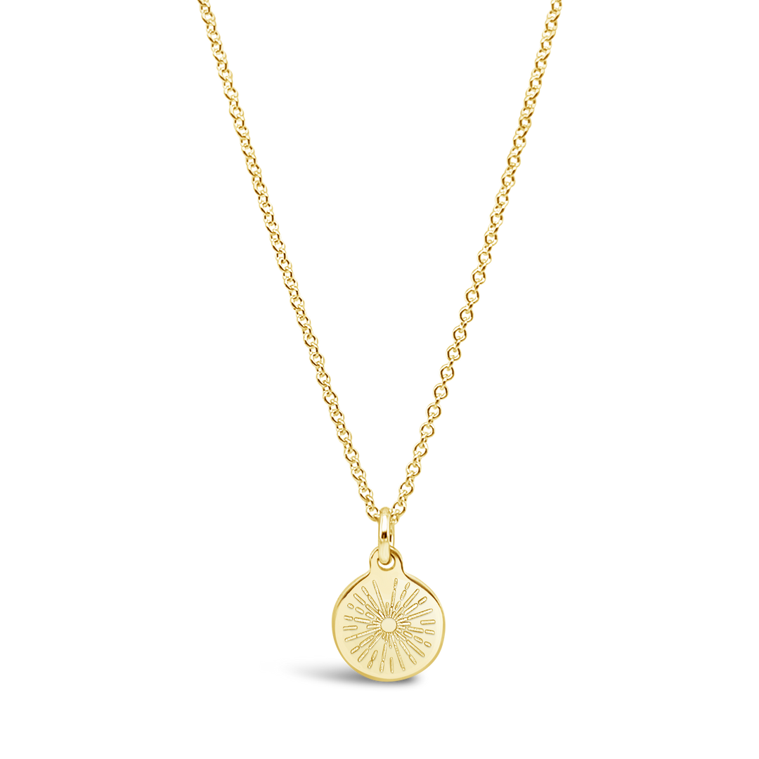 Starburst Disc Necklace