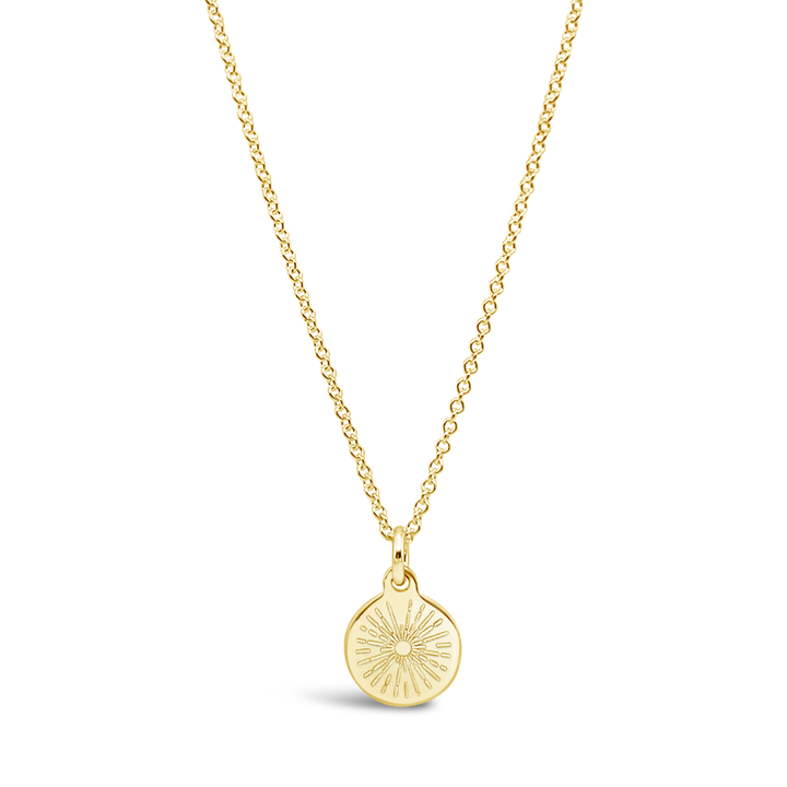 Starburst Disc Necklace