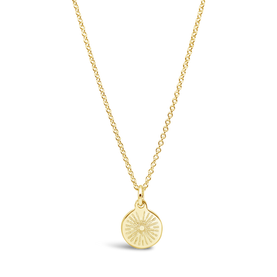 Starburst Disc Necklace