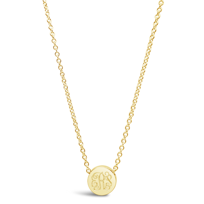 Vine Monogram Bead Necklace