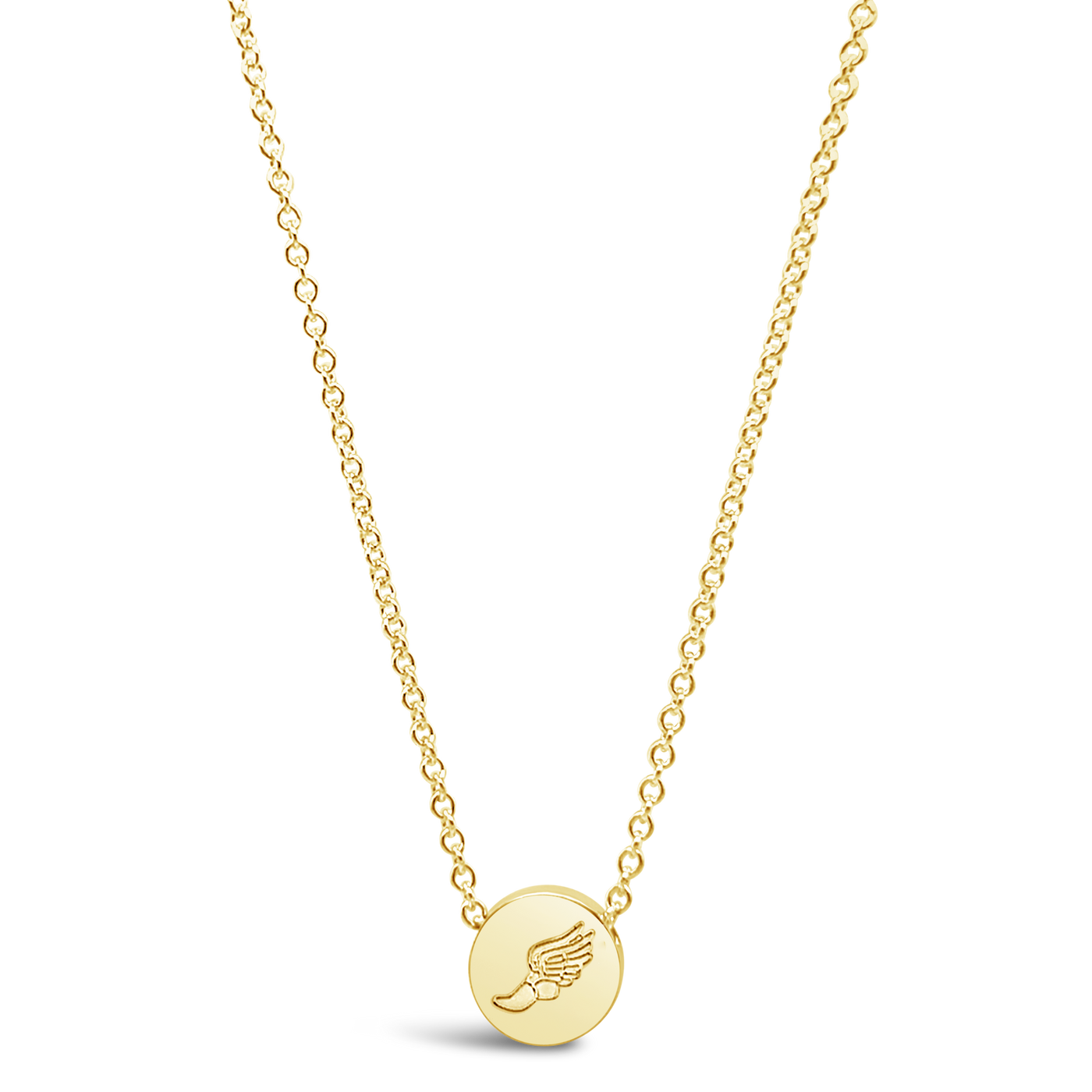 Winged Foot Bead Necklace