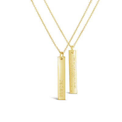 Badass Defined Rectangle Necklace