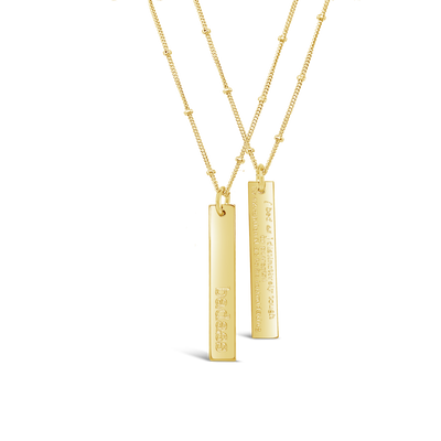 Badass Defined Rectangle Necklace