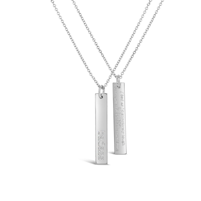 Badass Defined Rectangle Necklace