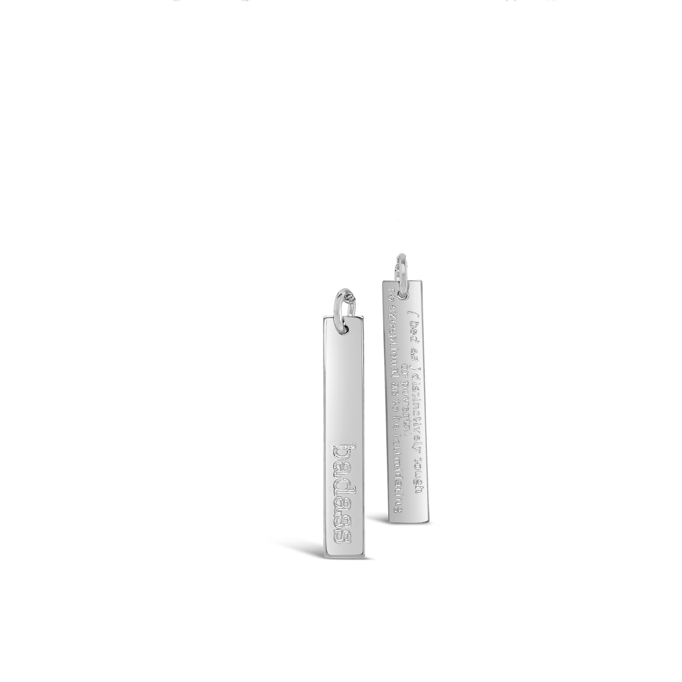 Badass Defined Rectangle Necklace