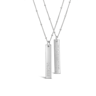 Badass Defined Rectangle Necklace