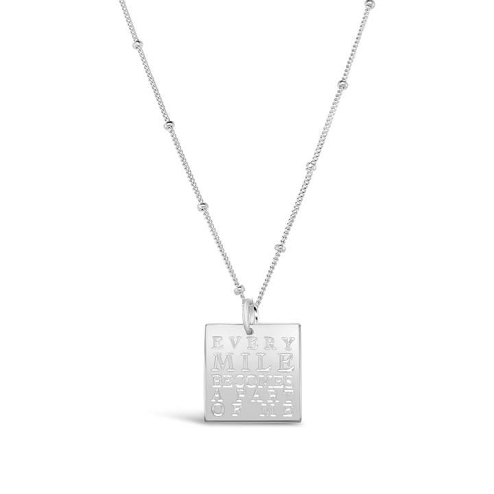 Every Mile Square Necklace